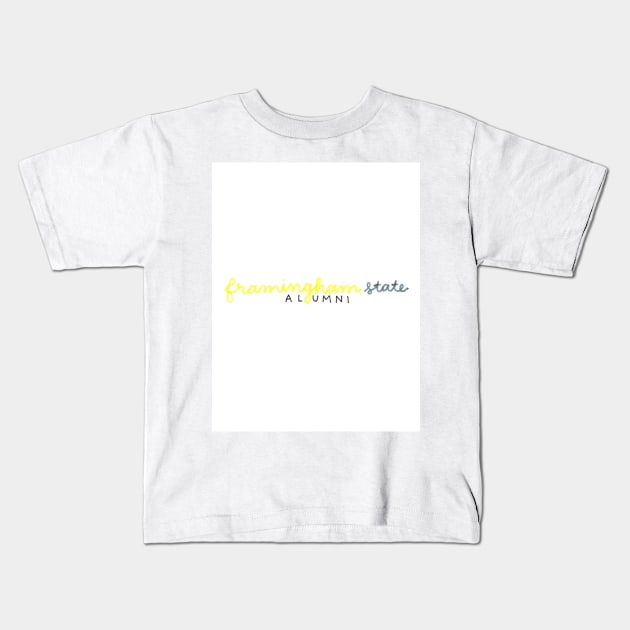 Framingham State University Kids T-Shirt by nicolecella98